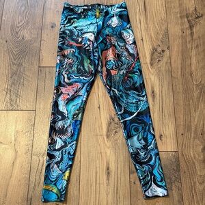 BlackMilk Limited Sketches of a Merman James Patrick Size Small leggings